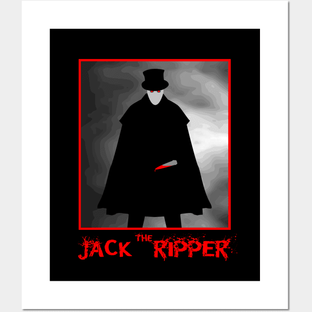 Jack The Ripper Art Wall Art by dflynndesigns